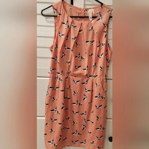 Pink owl, medium, orange